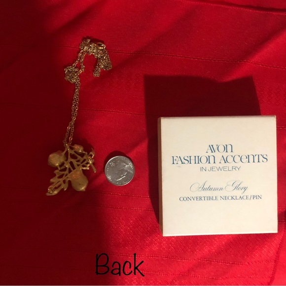 NWT Vintage Avon Autum Glory Necklace which converts to a Brooch. - Picture 7 of 10